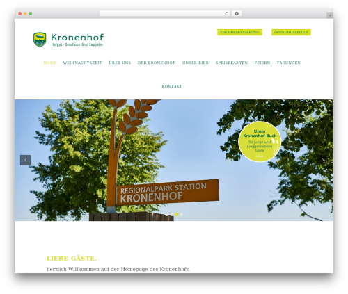 HyperX WP theme - hofgut-kronenhof.de