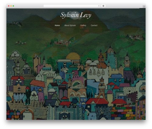 Lambda premium WordPress theme - sylvainlevy.com