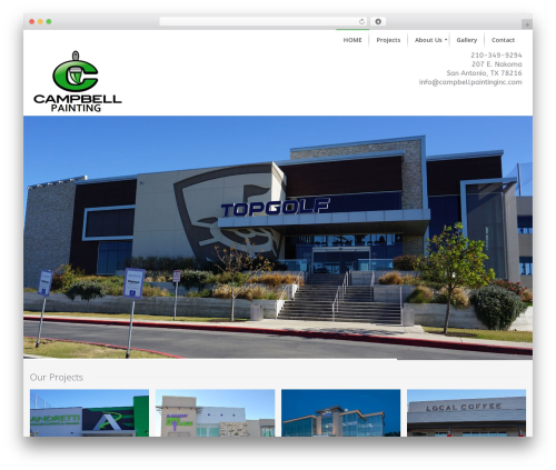 Segment - Construction Multi-Layout WP Theme WordPress theme design - campbellpaintinginc.com