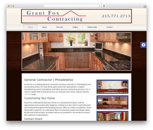 Template #7b WordPress theme - grantfox.biz