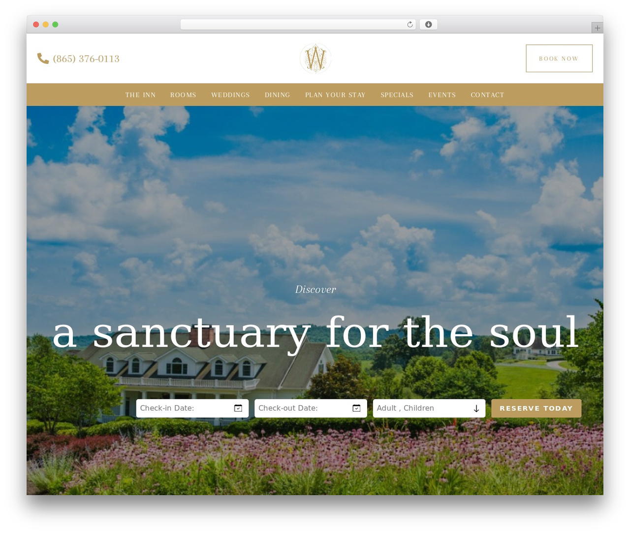 Theme WordPress Ave - whitestoneinn.com