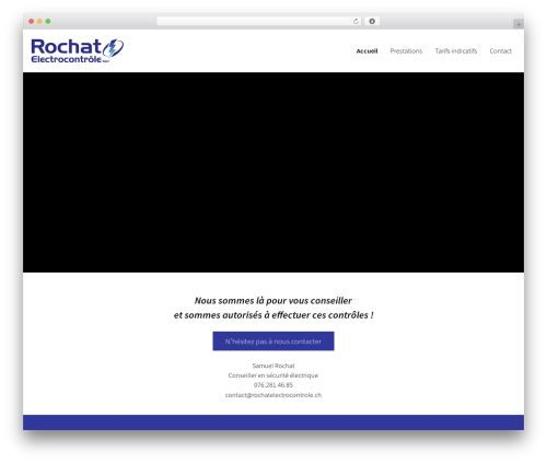 Theme WordPress Electro - rochatelectrocontrole.ch