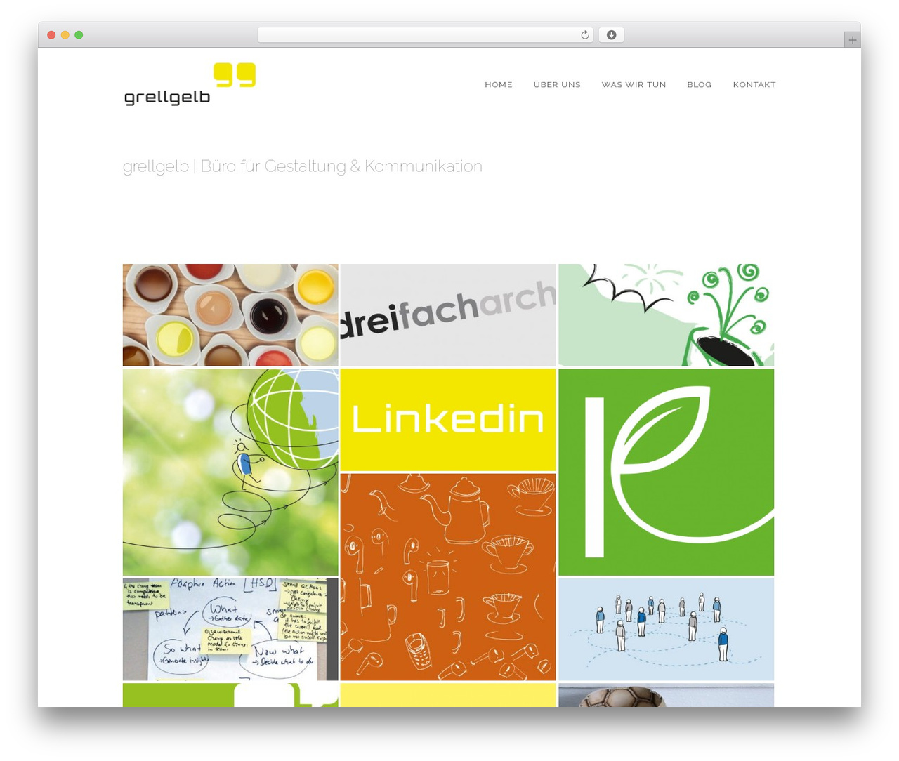 Theme WordPress GridStack - grellgelb.de Theme WordPress GridStack - grellgelb.de