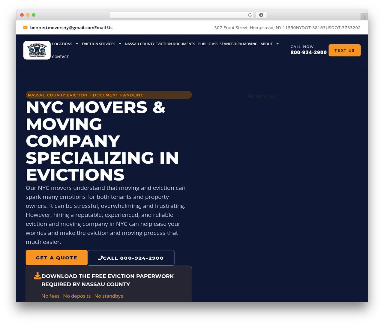 Theme WordPress Hello Elementor - bennettmovers.com