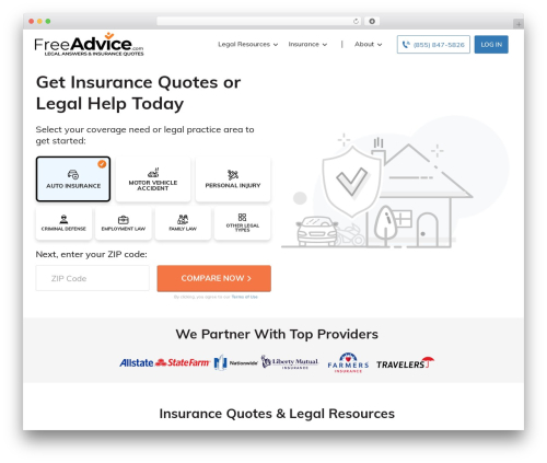 Theme WordPress Phoenix - freeadvice.com