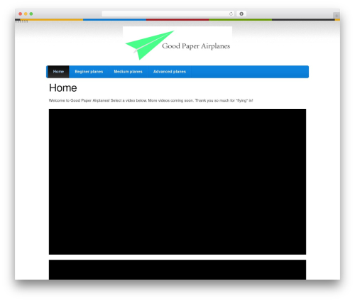 Theme WordPress Synapse - goodpaperairplanes.com