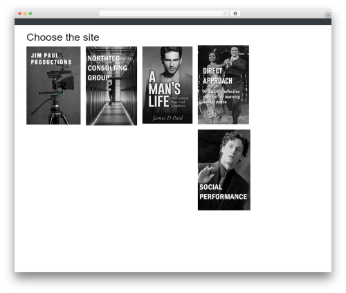 underboot WordPress page theme - thejimpaul.com