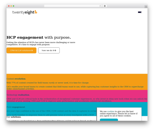 WordPress Theme 28B theme WordPress - 28b.co.uk