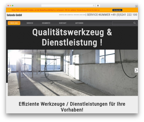 WordPress theme cherry - golando.de