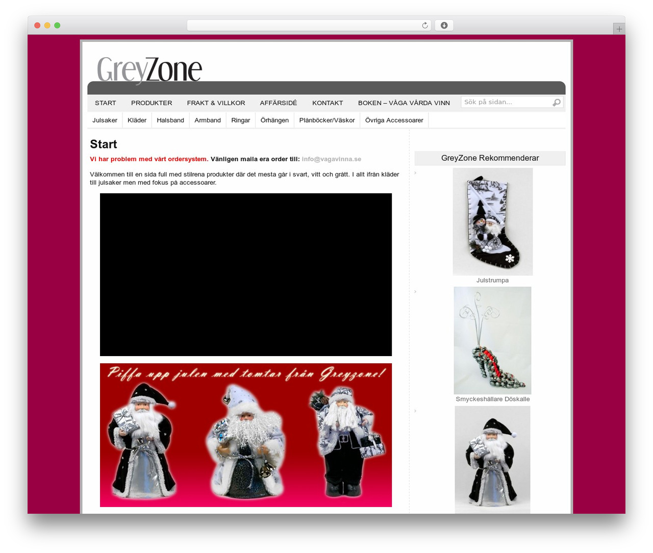 WordPress website theme Basically - greyzone.se
