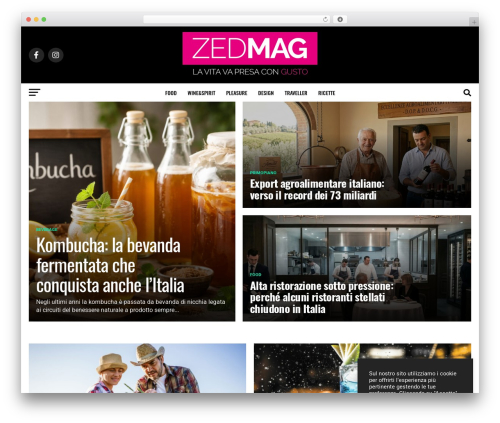 Zox News newspaper WordPress theme - zedmag.it