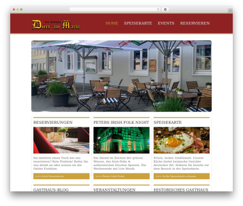 BBQ theme WordPress - gasthaus-diers.de