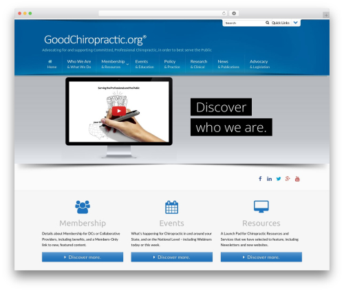 Oiopub direct WordPress plugin - goodchiropractic.org