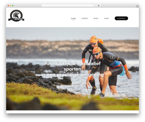 Multisporter theme main WordPress theme - multisporter.be