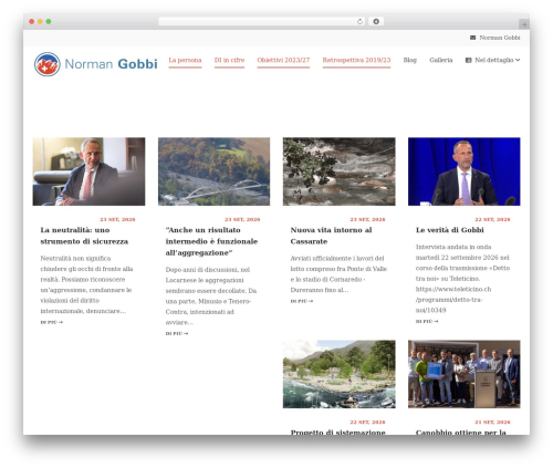 Nominee theme WordPress - normangobbi.ch