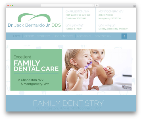 OceanWP theme WordPress - bernardodentistrywv.net