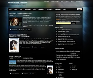 Pixeled WordPress theme by sam