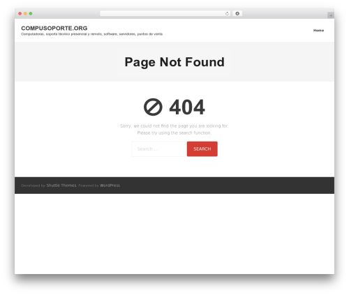 Theme WordPress Shuttle - compusoporte.org