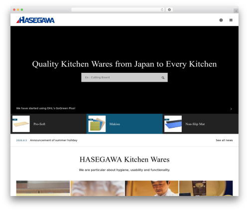 Theme WordPress TOKI CHILD - hasegawakagaku.com