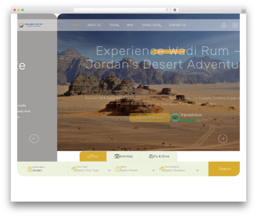 TripRex WordPress theme - goldenstar-jordan.com