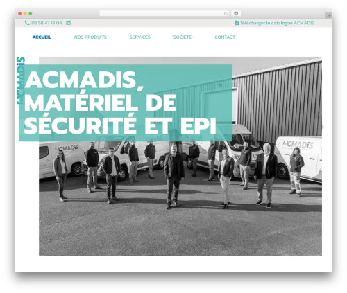 WordPress theme acmadis - acmadis.com