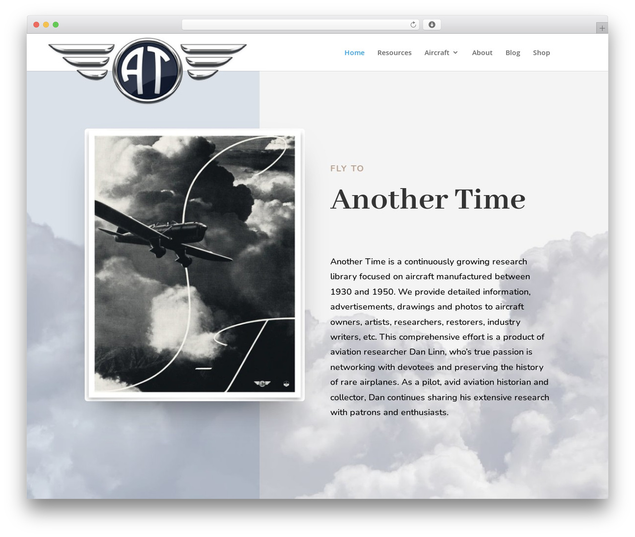 WordPress theme Divi - flytoanothertime.com