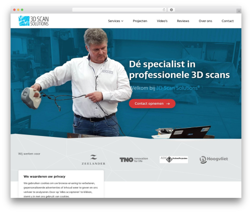 WP theme Nexttheme - 3dscan.solutions