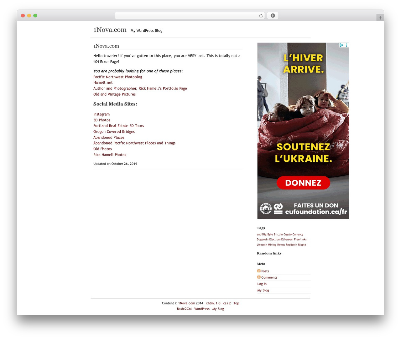 Basic2Col WordPress blog theme - 1nova.com Basic2Col WordPress blog theme - 1nova.com