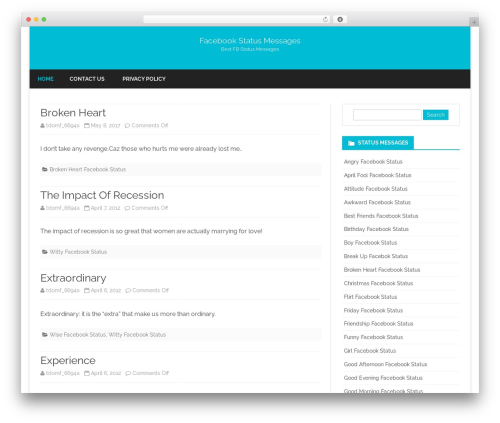 Custom Theme top WordPress theme - 123fbstatus.com