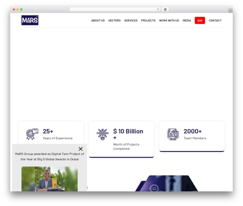 Editech WordPress theme - marsconsultancy.com