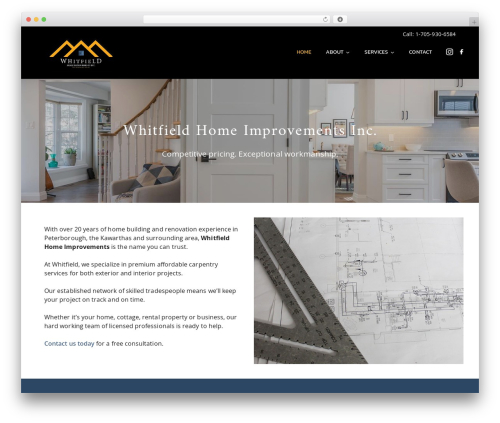 GeneratePress WordPress theme - whitfield-homes.ca