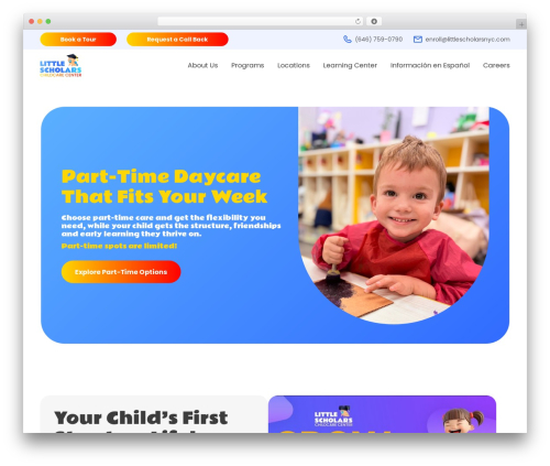 ls WordPress theme - littlescholarsnyc.com