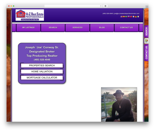 MyRE Main theme WordPress - a-zrealestateprofessionals.com