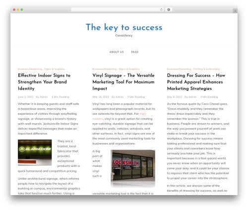 Prefer WordPress theme - keatingkhang.com