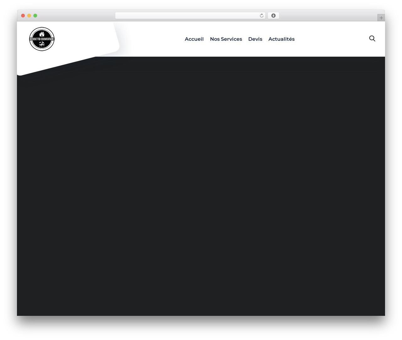 Roofplan WordPress theme - rossetto-couvreur.fr