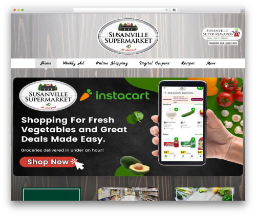Appcard cookie WordPress plugin - susanvillesupermarket.com