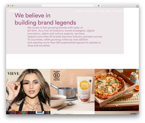 Cherry simple slider WordPress plugin - piper.co.uk
