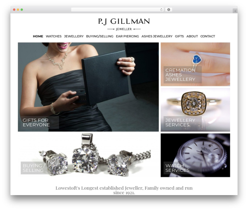 Theme WordPress WPBase - pjgillmanjeweller.com