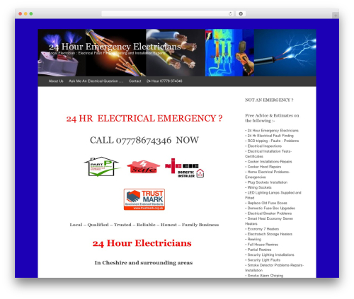 Theme WordPress Expound - 24houremergencyelectricians.com