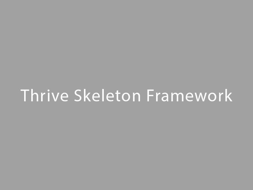 Thrive Framework WP theme