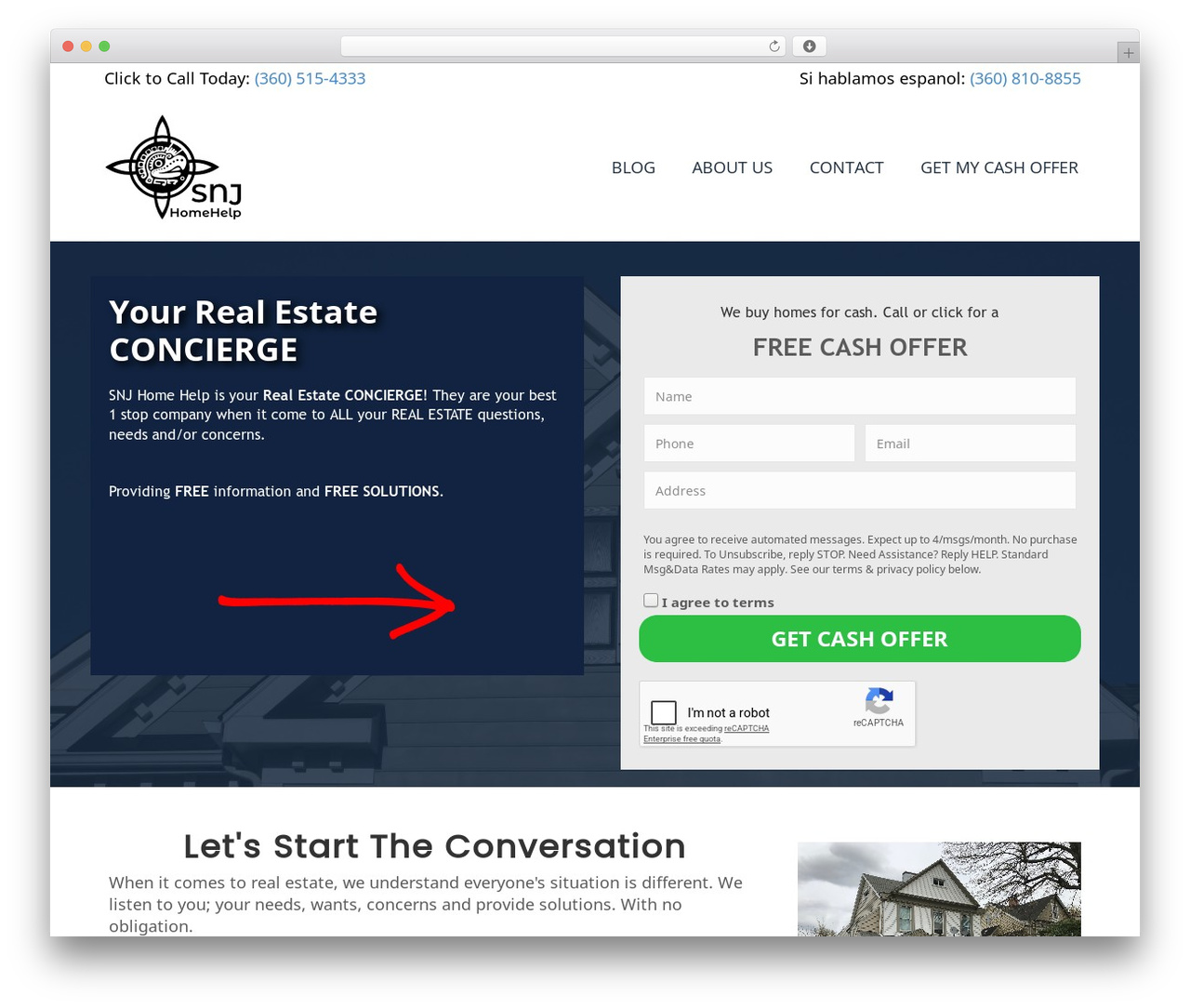 WordPress theme Beaver Builder Theme - snjhomehelp.com