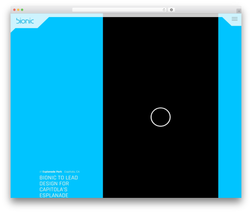 WordPress theme bionic - bioniclandscape.com