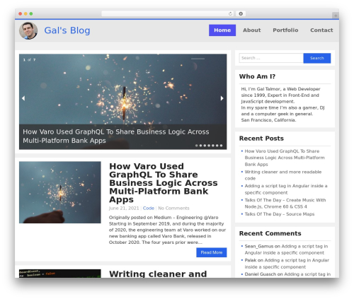 WordPress theme Miomio - galtalmor.com