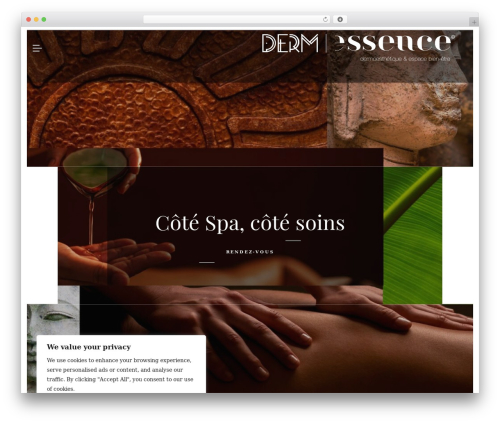 Best WordPress theme Snapster - dermessence.fr