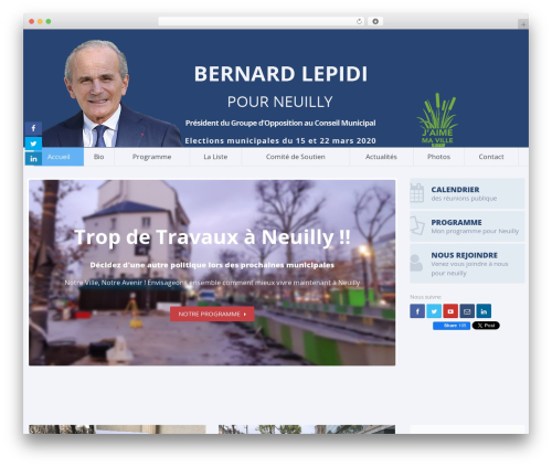 Candidate WordPress theme - lepidi.fr