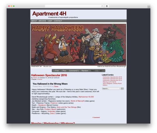 Comic Easel (comic-easel) free WordPress plugin - 4hcomic.com