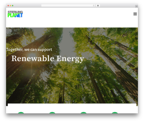 Greenly WordPress theme - sterlingplanet.com