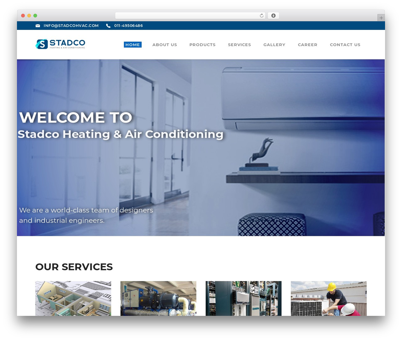 Gustablo WordPress theme - stadcohvac.com