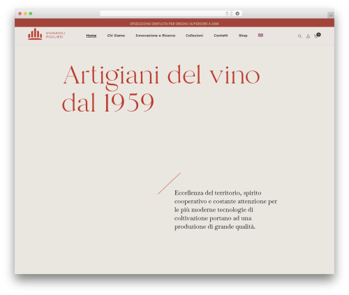 Hongo addons WordPress plugin - vignaiolipugliesi.com