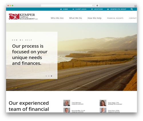 Mobile First CSS Grid WordPress theme design - kempercapitalmanagement.com